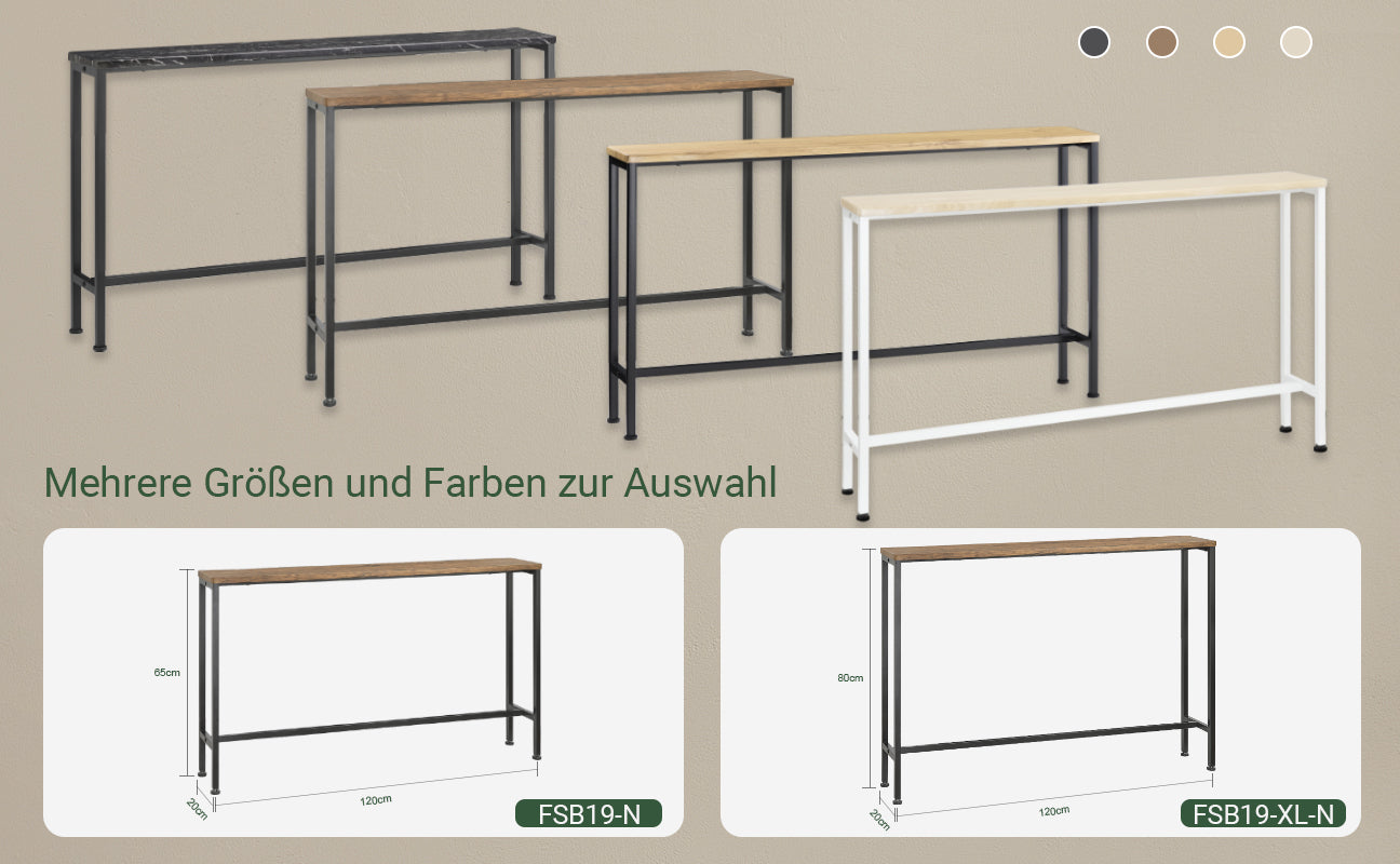 Vorverkauf | SoBuy | Konsolentisch | Flurtisch | Dekotisch | Sideboard | Beistelltisch 20cm | FSB19
