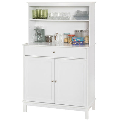 SoBuy | Mobile da Cucina | Mobile Contenitore | Credenza bianca | FSB26-W