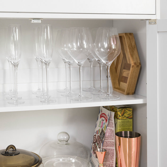 SoBuy | Mobile da Cucina | Mobile Contenitore | Credenza bianca | FSB26-W