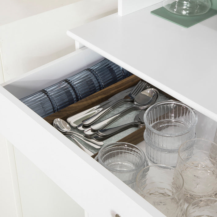SoBuy | Mobile da Cucina | Mobile Contenitore | Credenza bianca | FSB26-W