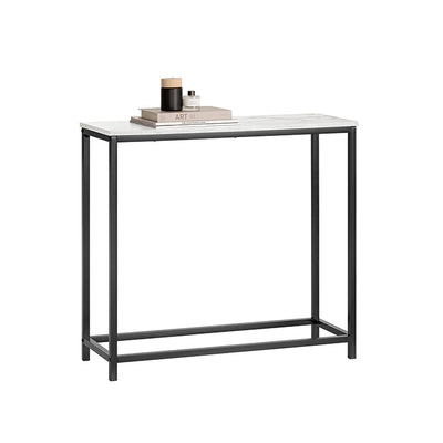 SoBuy | Consolle con Struttura in Metallo | Tavolo da Ingresso | Credenza | FSB29-SCH