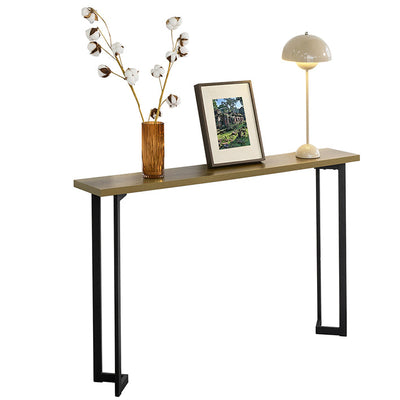 SoBuy | Consolle | Tavolo da ingresso | Tavolino d'appoggio in metallo | Credenza | FSB50-PF