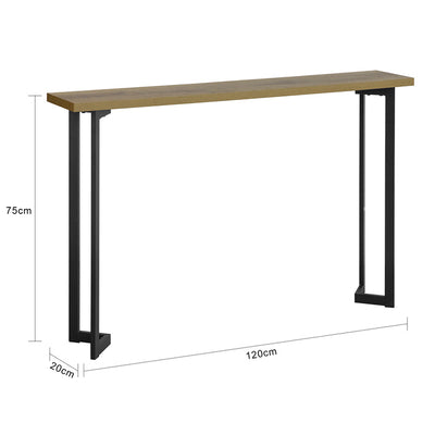 SoBuy | Consolle | Tavolo da ingresso | Tavolino d'appoggio in metallo | Credenza | FSB50-PF