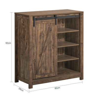 SoBuy | Credenza con anta scorrevole | Cassettiera | Scarpiera | Mobiletto per corridoio | FSB59-N