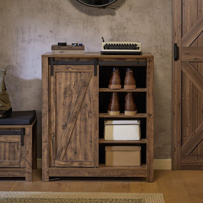 SoBuy | Credenza con anta scorrevole | Cassettiera | Scarpiera | Mobiletto per corridoio | FSB59-N