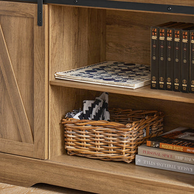 SoBuy | Credenza con anta scorrevole | Cassettiera | Mobile TV | Mobile da ingresso | FSB60-BR