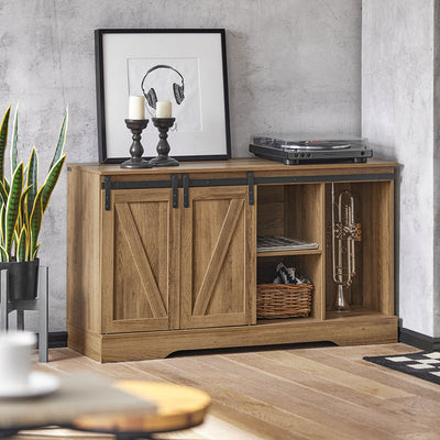 SoBuy | Credenza con anta scorrevole | Cassettiera | Mobile TV | Mobile da ingresso | FSB60-BR