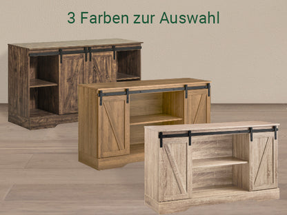 SoBuy | Sideboard mit Schiebetür | Kommode | TV-Schrank | Flurschrank | FSB60-N