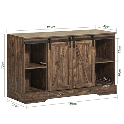 SoBuy | Credenza con anta scorrevole | Cassettiera | Mobile TV | Mobile da ingresso | FSB60-N