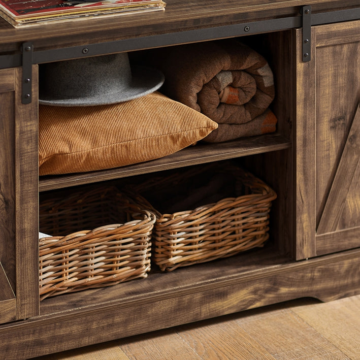 SoBuy | Sideboard mit Schiebetür | Kommode | TV-Schrank | Flurschrank | FSB60-N