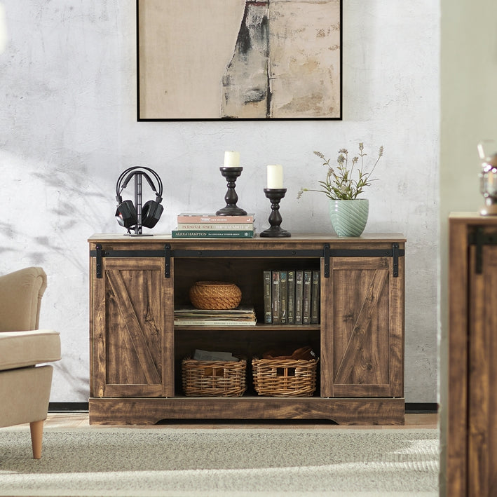 SoBuy | Credenza con anta scorrevole | Cassettiera | Mobile TV | Mobile da ingresso | FSB60-N