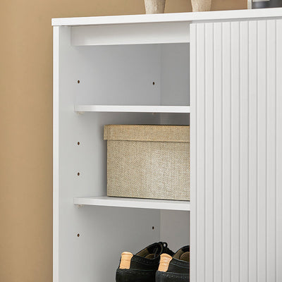 SoBuy | Scarpiera | Madia | Mobile da ingresso | Cassettiera | Mobile da cucina | FSB62-W