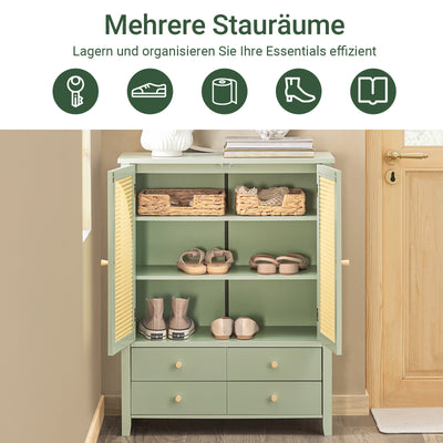Prévente | SoBuy | Meuble à chaussures | Buffet | Meuble d'entrée | Commode | FSB72-GR