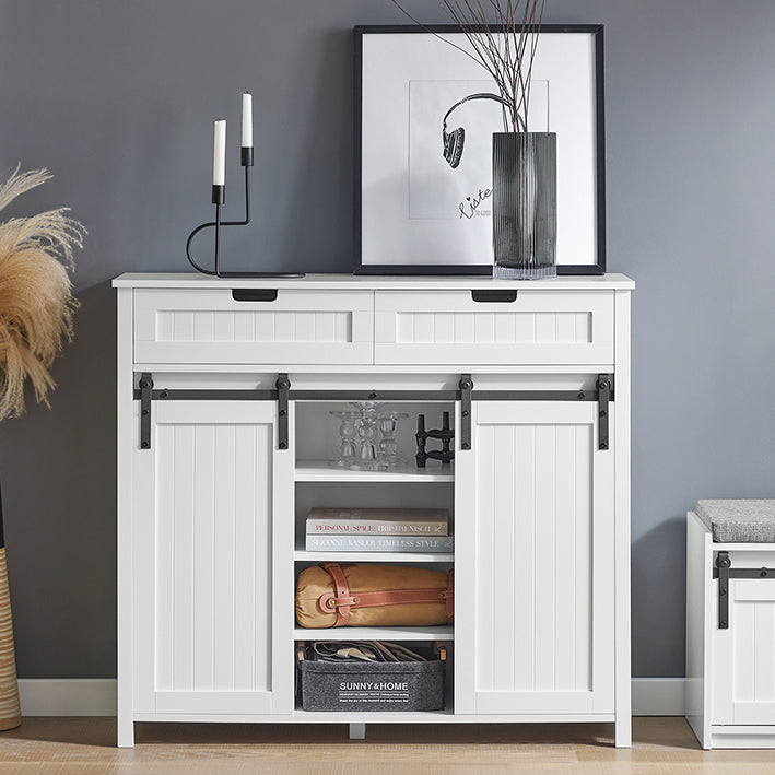 SoBuy | Credenza da Cucina | Sideboard | Mobile da Ingresso | Cassettiera | FSB74-W