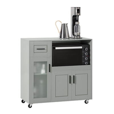 SoBuy | Mobile Cucina | Credenza | Mobiletto Ingresso | Carrello Cucina | FSB78-HG
