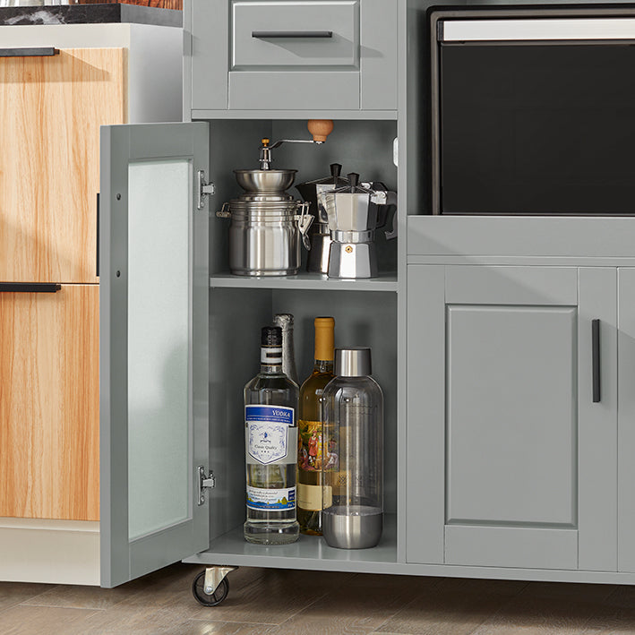 SoBuy | Mobile Cucina | Credenza | Mobiletto Ingresso | Carrello Cucina | FSB78-HG