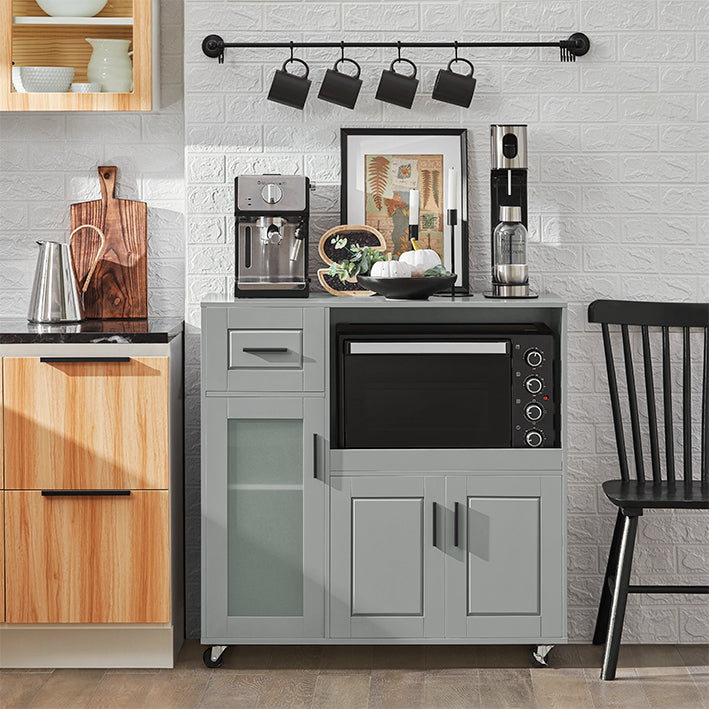 SoBuy | Mobile Cucina | Credenza | Mobiletto Ingresso | Carrello Cucina | FSB78-HG