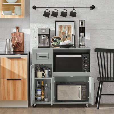 SoBuy | Mobile Cucina | Credenza | Mobiletto Ingresso | Carrello Cucina | FSB78-HG
