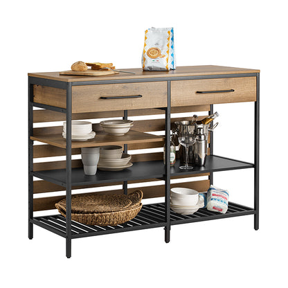 SoBuy | Kücheninsel | Küchenregal | Kommode | Bartisch | Vintage | FSB85-PF