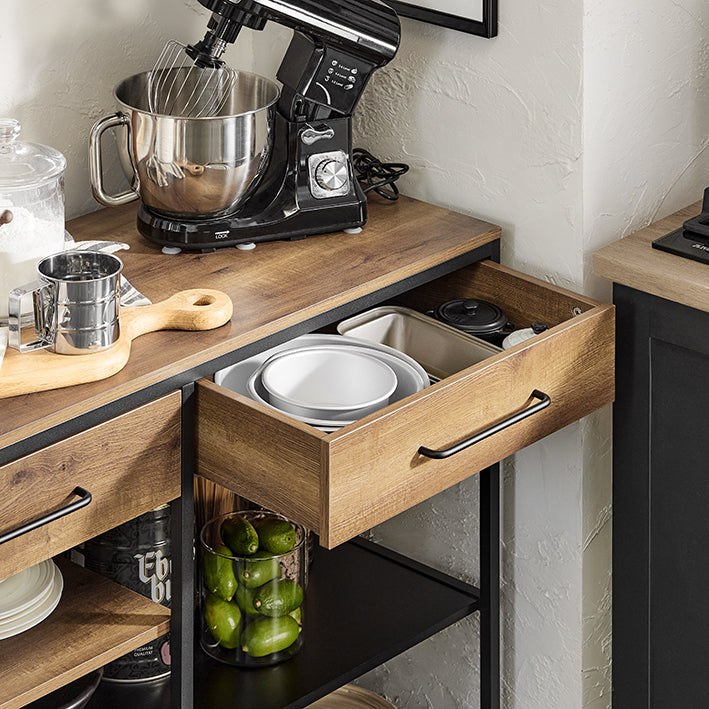 SoBuy | Kücheninsel | Küchenregal | Kommode | Bartisch | Vintage | FSB85-PF