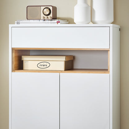 SoBuy | Sideboard | Aufbewahrungsschrank | Flurschrank | Kommode | Küchenschrank | FSB97-WN