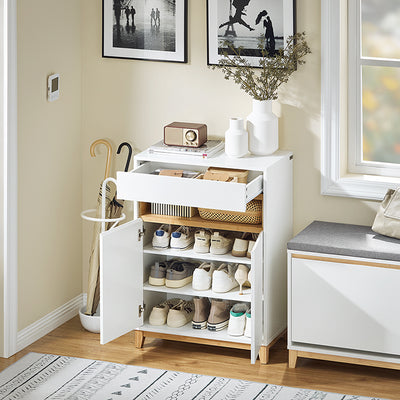 SoBuy | Buffet | Armoire de rangement | Meuble d'entrée | Commode | Meuble de cuisine | FSB97-WN 