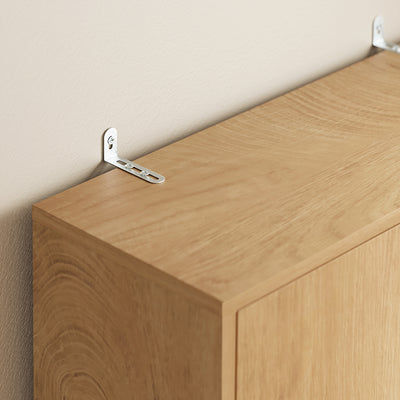 SoBuy Küchenschrank mit Steckdose und 2 USB-Anschlüssen 60x40x170 cm Natur FSB98-E-N