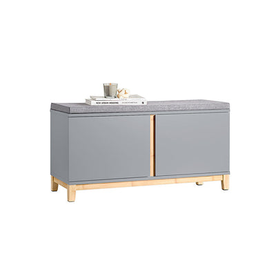 SoBuy | Scarpiera con seduta | Panchina appendiabiti | Panca | Panca da corridoio | Grigio chiaro | FSR117-HG