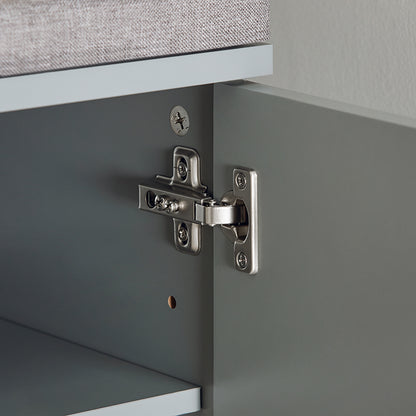 SoBuy | Banc à chaussures avec assise | Banc d'entrée | Banc | Banc d'entrée | Gris clair | FSR117-HG