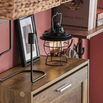 SoBuy | Meuble à chaussures | Meuble à chaussures 3 portes | Coffre à chaussures | Vintage | FSR137-LF