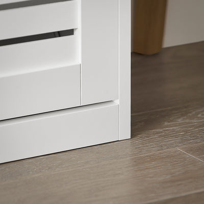 SoBuy | Meuble à chaussures | Meuble à chaussures 6 portes | Coffre à chaussures | Blanc | FSR145-W