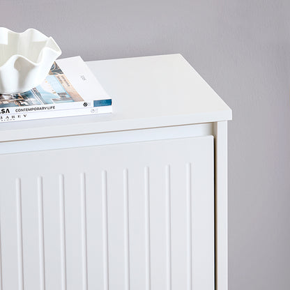 SoBuy | Meuble à chaussures 2 portes | Armoire à chaussures | Étagère à chaussures | Blanc | FSR165-KW