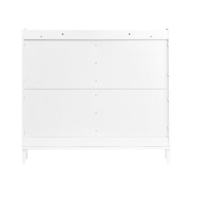 SoBuy | Scarpiera a 4 Ante | Mobile scarpiera stretto | Bianco | FSR177-L-W