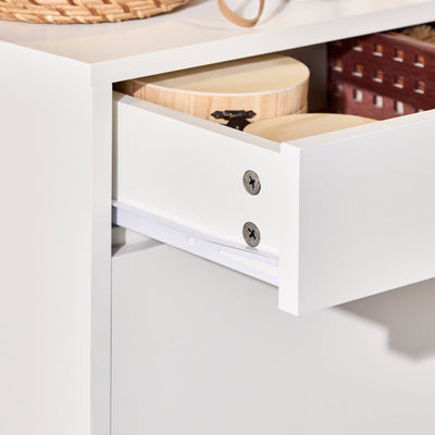 SoBuy | Scarpiera a 4 Ante a Ribalta | Mobiletto scarpiera salvaspazio | Scarpiera | Bianco| FSR180-W