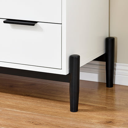 SoBuy | Schuhbank mit Sitzfläche | Sitzbank | Dielenbank mit Schiebetüren | Schuhtruhe | Weiß | FSR187-W