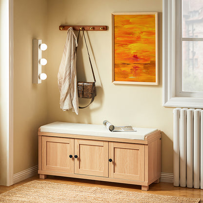 SoBuy | Banc à chaussures avec assise | Banc d'entrée | Banc | Banc d'entrée | Naturel | FSR188-N 