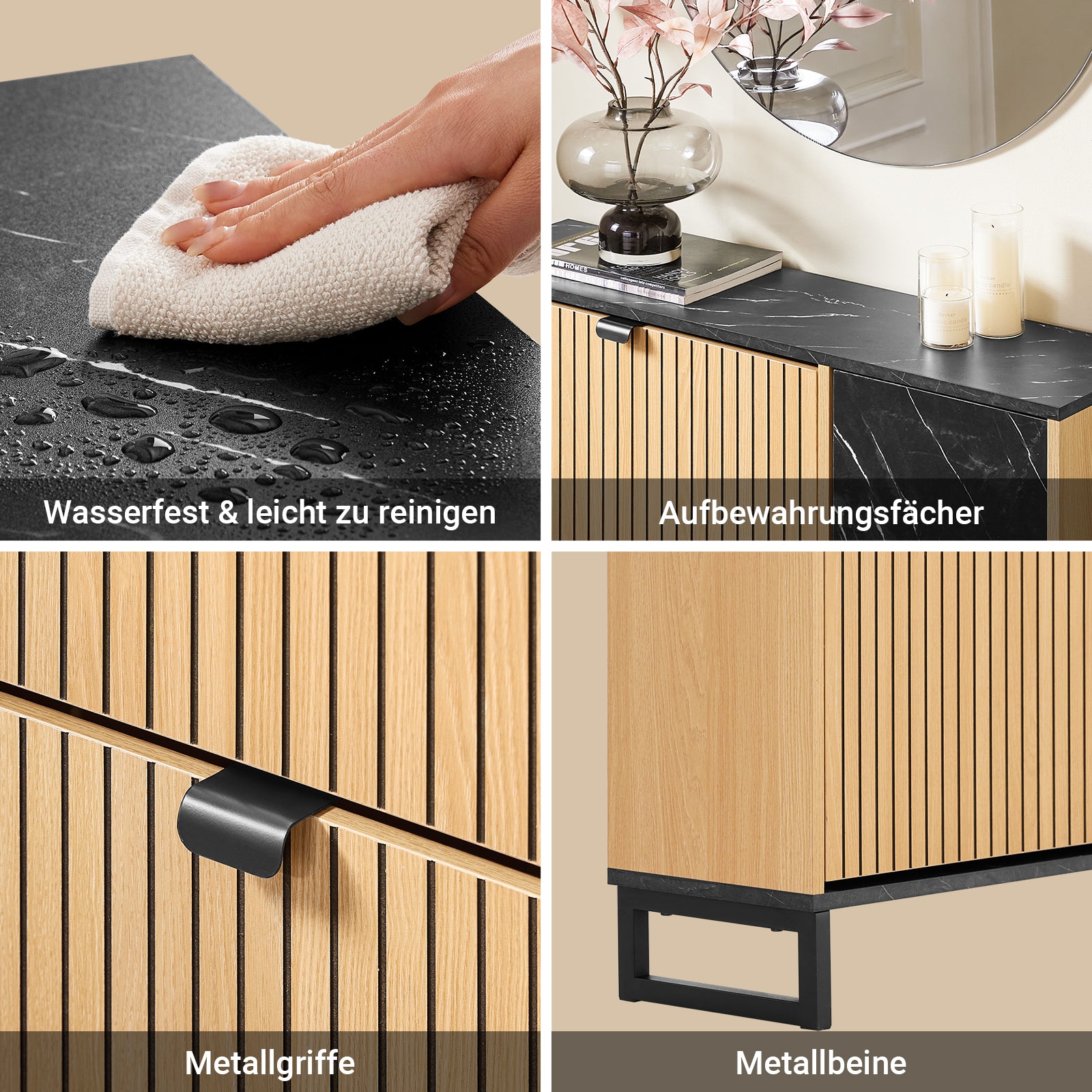 SoBuy | Scarpiera stretta | 2 ante a ribalta | Scarpiera a ribalta | Nero | 90x88x24 cm | FSR203-N