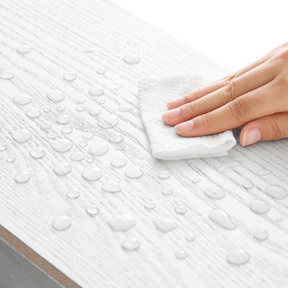 SoBuy | Meuble à chaussures | Meuble à chaussures à 4 portes | Coffre à chaussures blanc vintage | FSR79-WG 