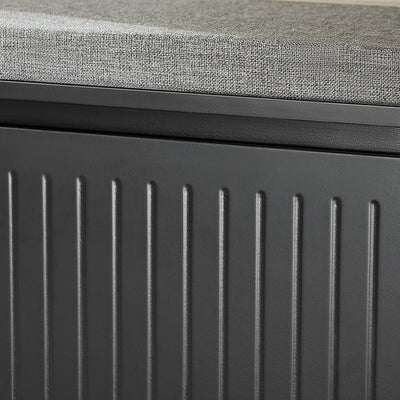 SoBuy | Scarpiera a ribalta | Scarpiera con cuscino | Nero | FSR98-L-SCH