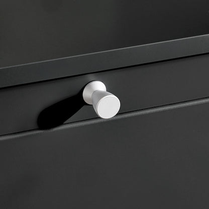 SoBuy | Meuble à chaussures | Rangement à chaussures à 2 portes | Coffre à chaussures noir | FSR99-SCH