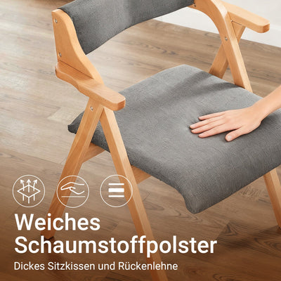 Prévente | SoBuy | Chaise pliante | Chaise de cuisine Chaise de bureau | Gris foncé | FST98-HG