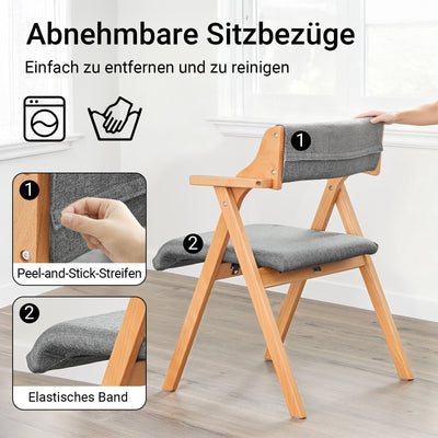 Prévente | SoBuy | Chaise pliante | Chaise de cuisine Chaise de bureau | Gris foncé | FST98-HG