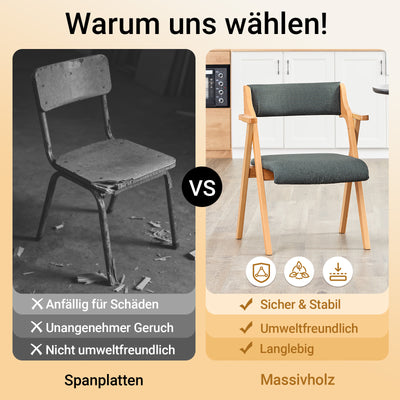 SoBuy | Chaise pliante | Chaise de cuisine | Chaise de bureau | Gris foncé | FST98-SG 