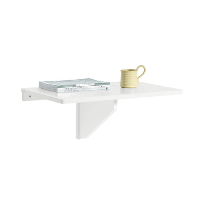 SoBuy | Table murale pliable de cuisine | Table pliante murale | Table murale blanche | FWT03-W