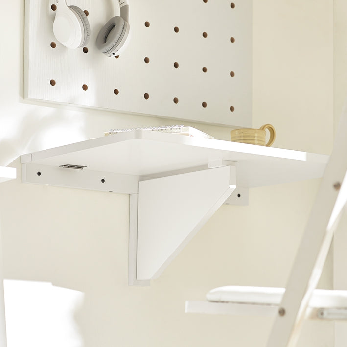SoBuy | Table murale pliable de cuisine | Table pliante murale | Table murale blanche | FWT03-W