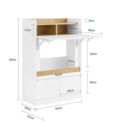 SoBuy | Bureau pliable | Table pliante Table de travail | Bureau pour télétravail | Table pour ordinateur portable | FWT109-WN