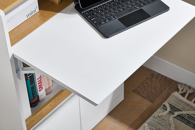 SoBuy | Bureau pliable | Table pliante Table de travail | Bureau pour télétravail | Table pour ordinateur portable | FWT109-WN