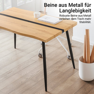 SoBuy | Esstisch | Küchentisch | Esszimmertisch für 4 Personen | Schreibtisch | FWT110-N