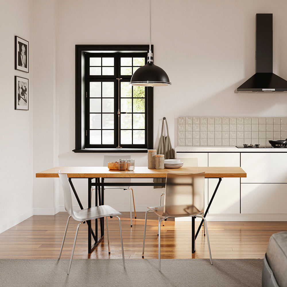 SoBuy Esstisch klappbar für 2-8 Personen Platzsparend 65x(110-200) x76cm FWT113-N