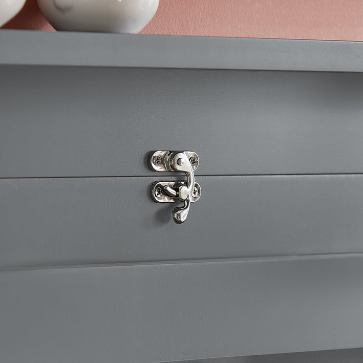 SoBuy | Wandtisch mit Tafel | Klapptisch | Esstisch | Memoboard | Hellgrau | FWT20-HG